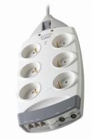 Belkin SurgeMaster prepat. ochr. (6 zas, 2m kbl, TEL+AV protect.)