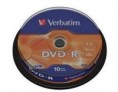 Verbatim - DVD-R 4,7GB 16x 10ks v cake obale